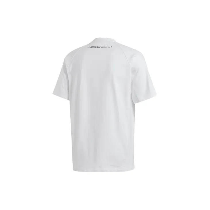 Adidas Set in Sleeve T Shirt Men's White-1
