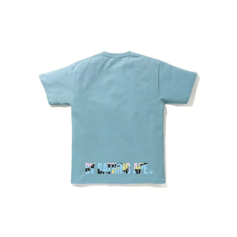 Bape New Multi Camo Ape Face Tee-3