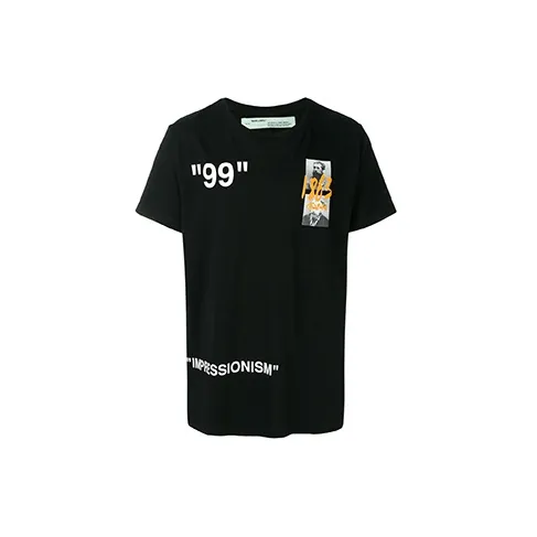 OFF WHITE SS19 T Shirt Men's Black-1