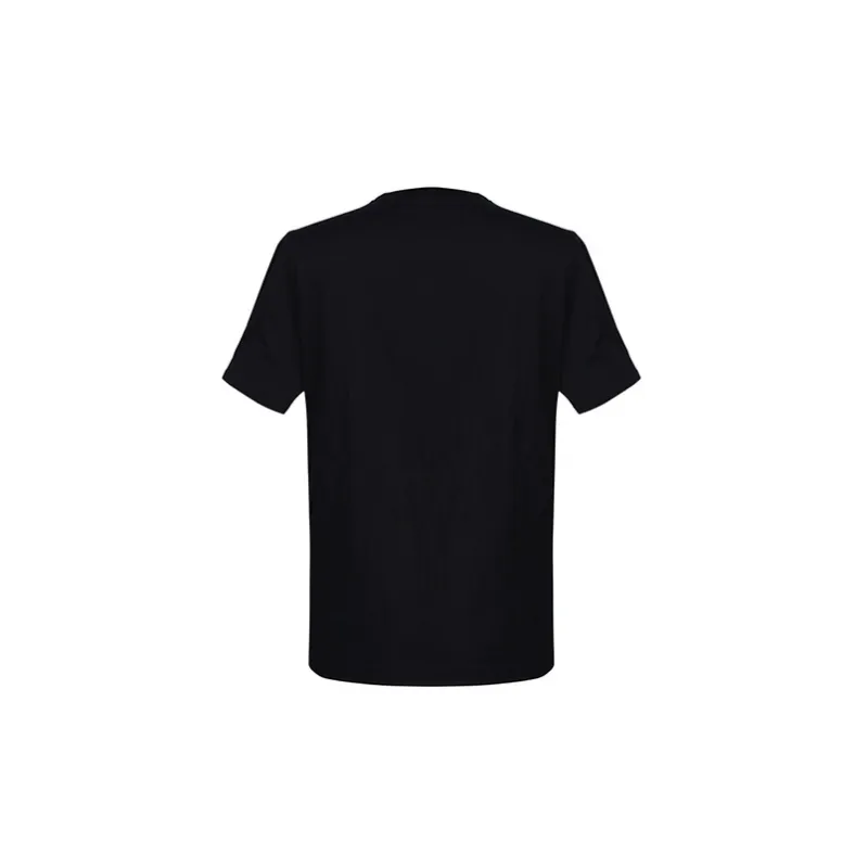 VERSACE Logo Embroidered Crewneck T Shirt-1