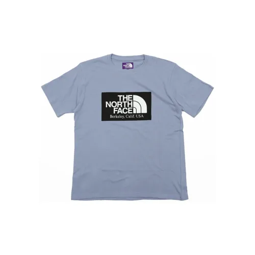 THE NORTH FACE PURPLE LABEL T-Shirts Unisex Gray Blue