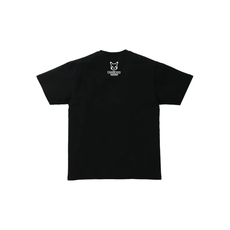 Pokemon X A BATHING APE Bape T Shirts Unisex-1