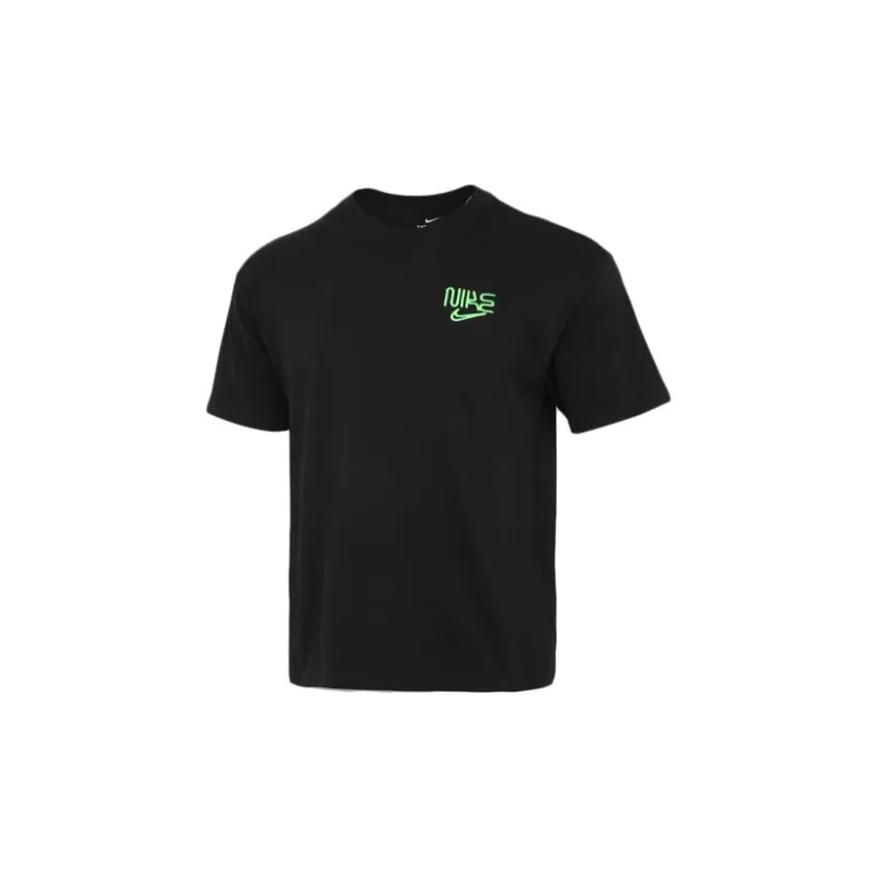 Nike T Shirts Men Black-1