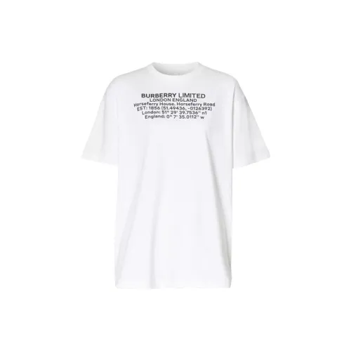 Burberry Text Print T-shirt