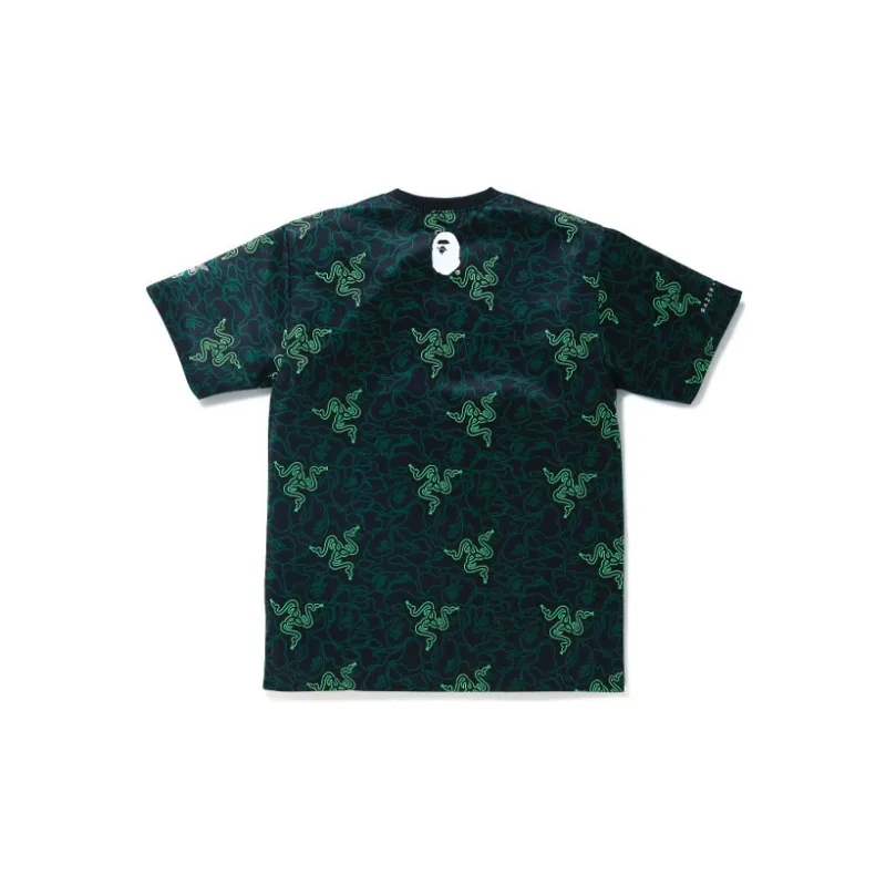 A BATHING APE X Razer A BATHING APE Neon Camo Team Tee-1