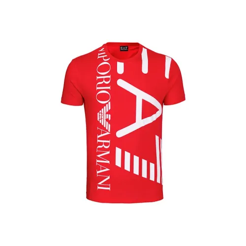 EMPORIO ARMANI T-Shirts Men Red