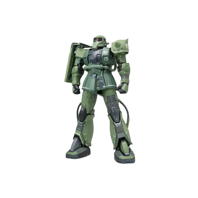 BANDAI 1 100 Zaku G.F.F.M.C. Mobile Suit Gundam Kukuru Duan's Island Duan's Custom Zaku Assembled Models 18cm-0