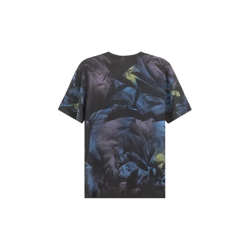 SAINT LAURENT Tie Dye Rive Gauche Devore T Shirt-1