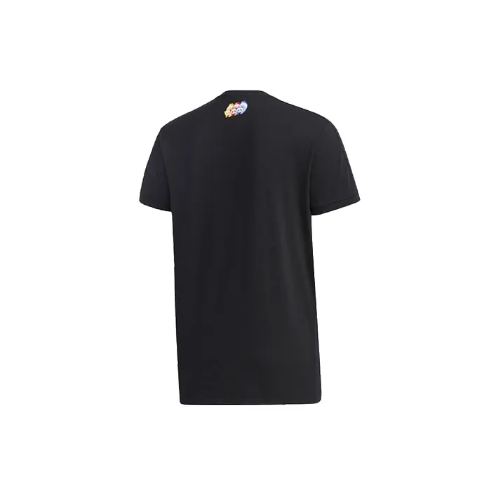 Adidas Neo Set-in Sleeve T-Shirt Men's Black-1