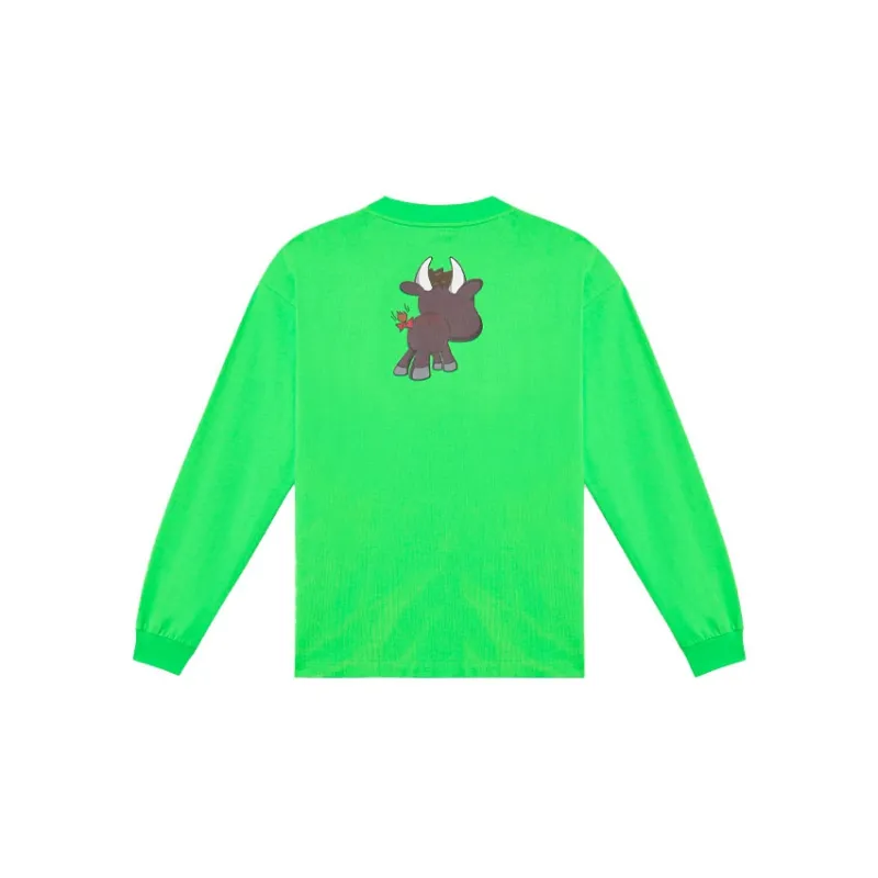 Balenciaga T-Shirts Unisex Neon Green-1