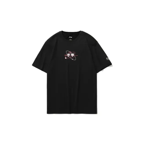 Li Ning Men’s Printing Logo T-shirt Black