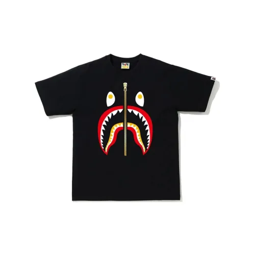 A BATHING APE Shark Series T-Shirts Unisex