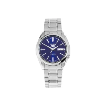 SEIKO Series 5 Automatic Mechanical Movement Stainless Steel Strap Watch Men's Watches Blue Dial SNKL43K1