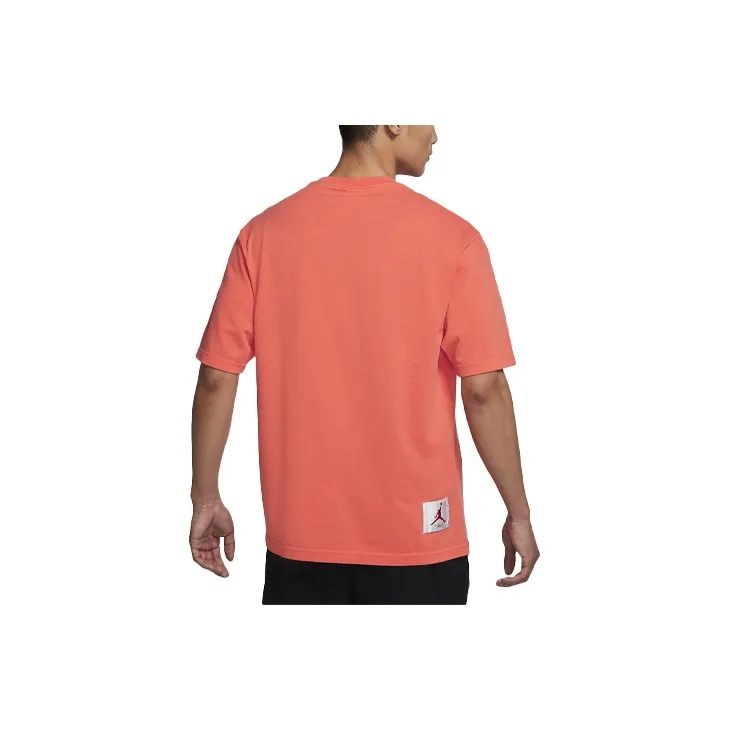 Jordan T Shirt Men's Grass Orange-1
