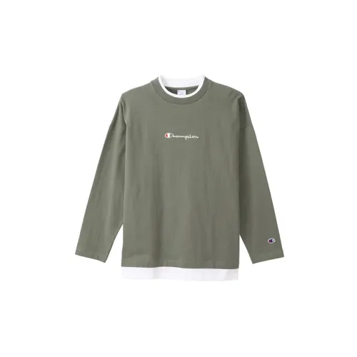 Champion T-Shirts Men Light Green