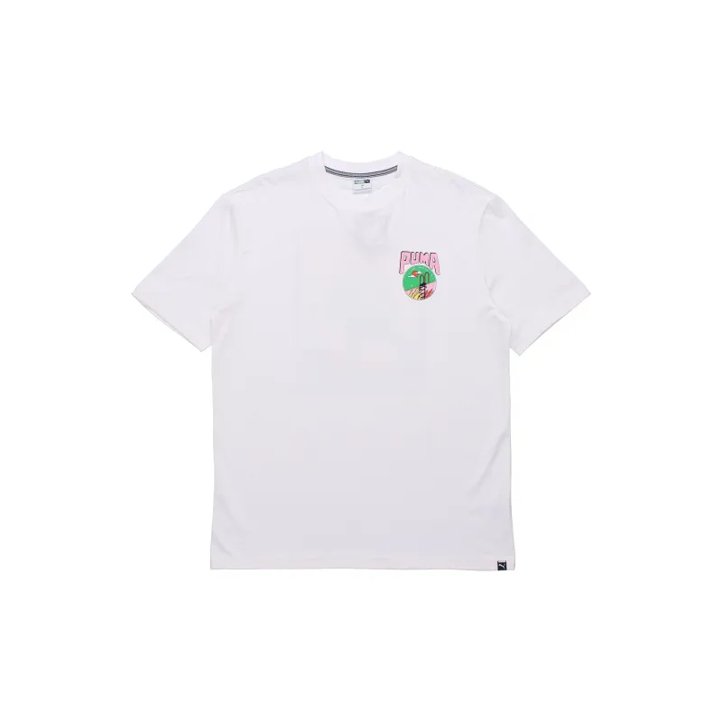 PUMA Back Pattern T Shirts Men-1