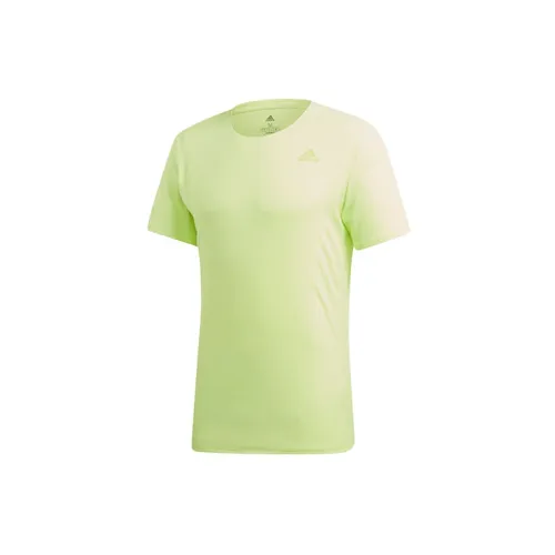 Adidas T-Shirts Men Neon Yellow