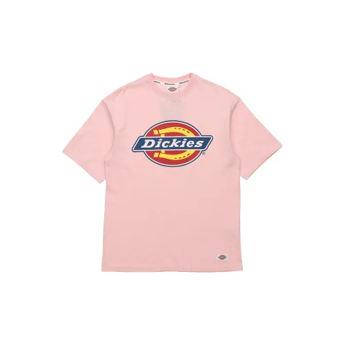 Dickies T-Shirts Unisex Cream Pink