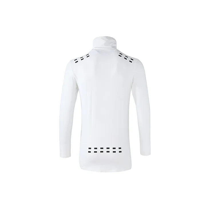 NORVINCY Breathable Sweat Wicking Dark Color Sports Long Sleeved T Shirt For Spring And Autumn Unisex-5