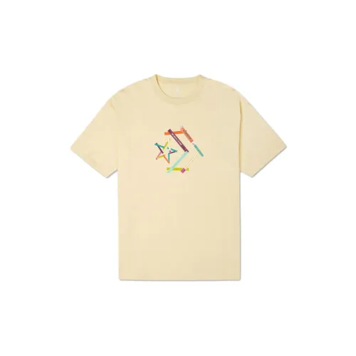 Converse T-Shirts Unisex Light Yellow