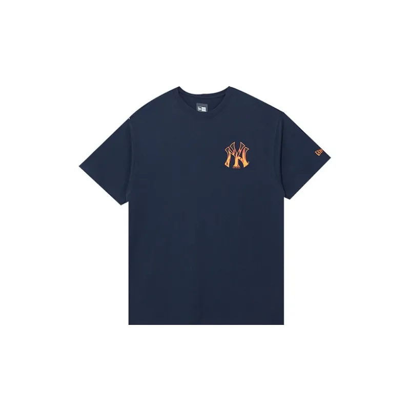 New Era T Shirt Unisex Navy Blue-1