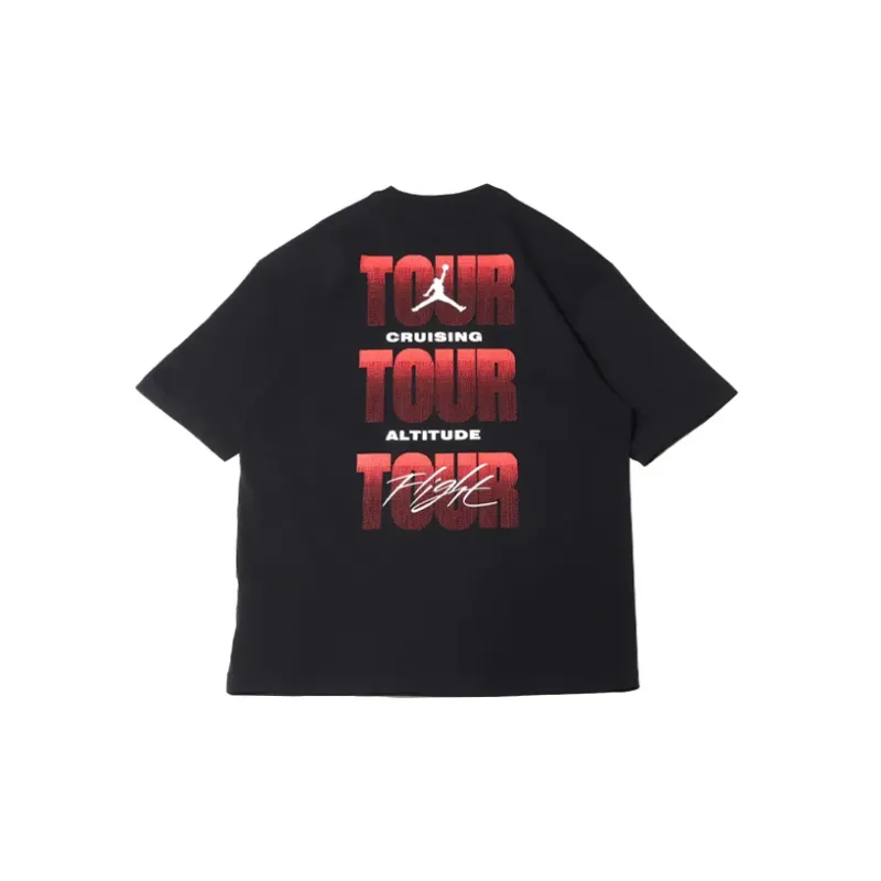 Jordan T Shirts Men Black-1