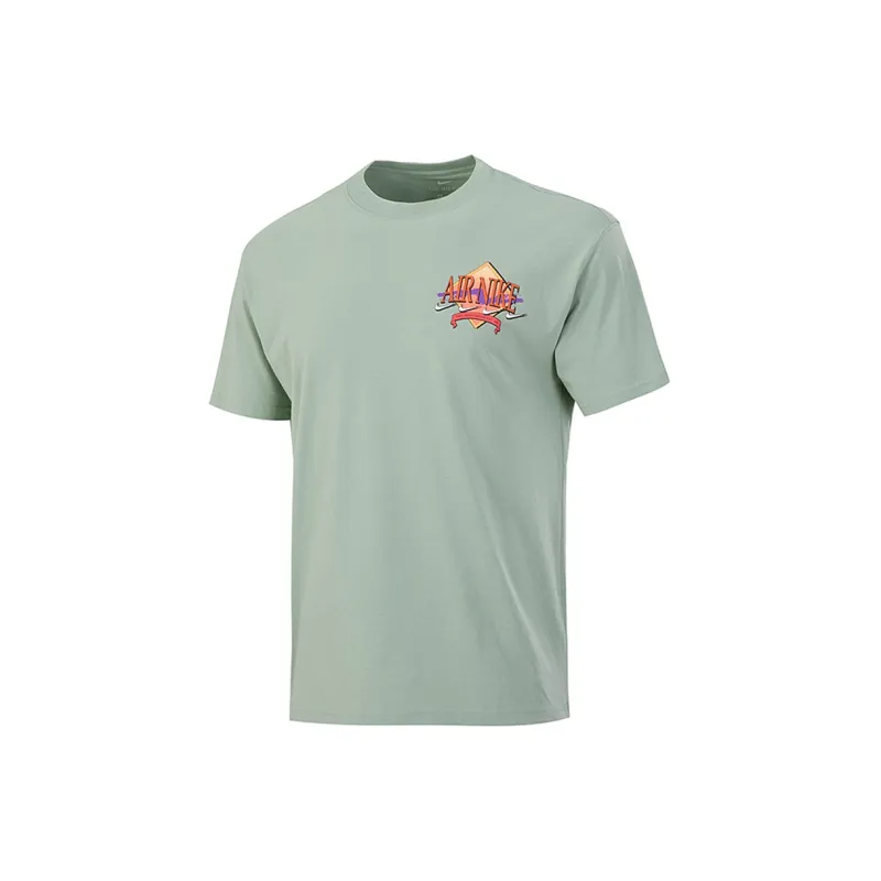 Nike T Shirts Men Light Green-1