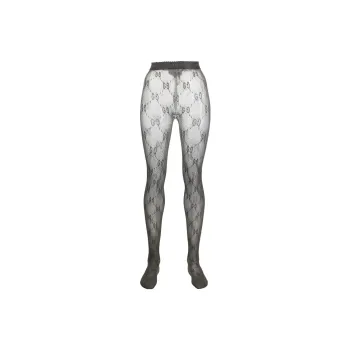 GUCCI Gg Lurex detailed Knitted Tights