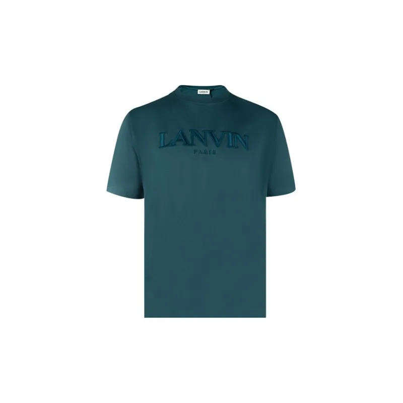 Lanvin T Shirts Men Green-1