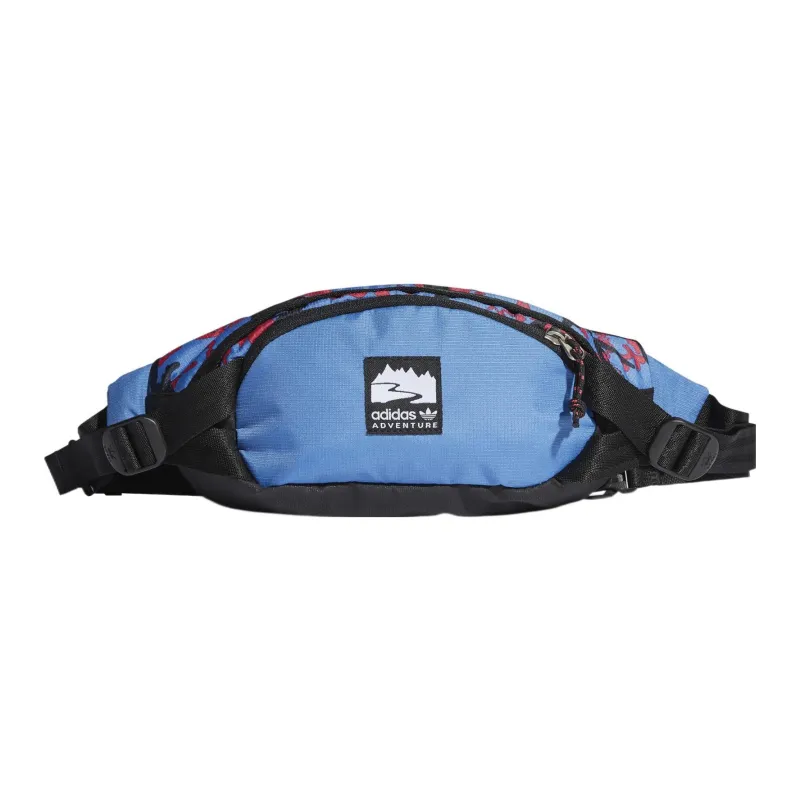 Adidas Originals Polyester Fanny Pack Regular Unisex Black Red Blue Mixed Color-0