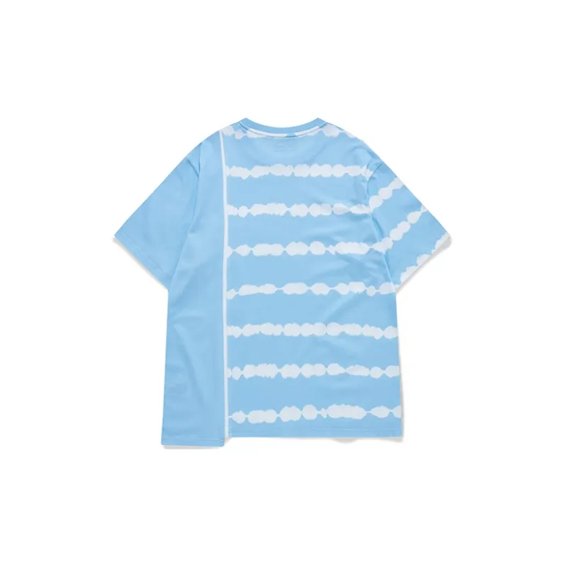 FILA FUSION T-Shirt Men's Blue White Vibrating-1