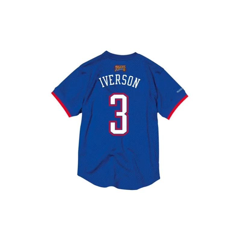 Mitchell Ness T Shirts Men Blue-1