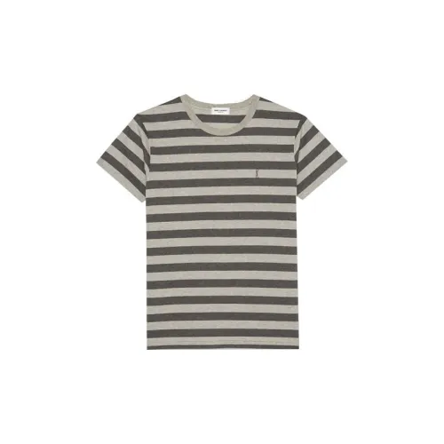 SAINT LAURENT T-Shirts Men Gray