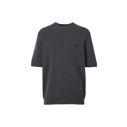 Burberry T-Shirts Men Charcoal Heather Gray