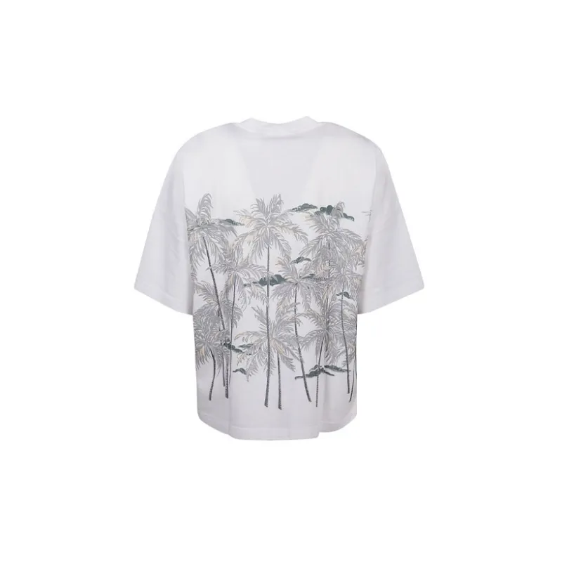 PALM ANGELS Palm Tree-print T-shirt-1