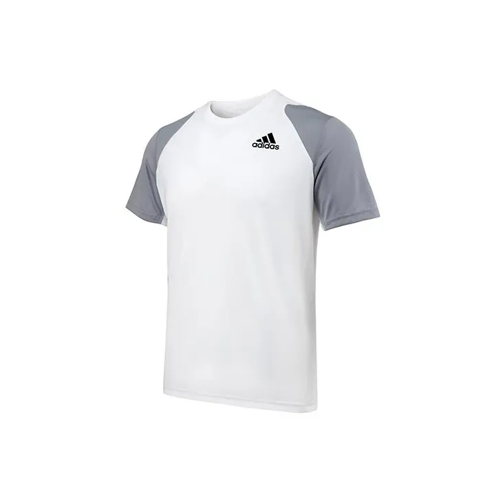 Adidas T Shirts Men White-2