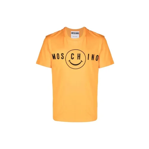 MOSCHINO T-Shirts Men Orange