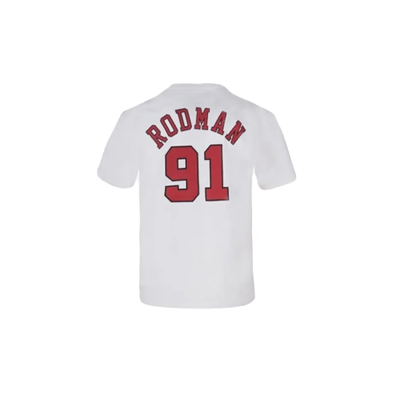 Mitchell & Ness Set in Sleeve T Shirt Unisex White-1