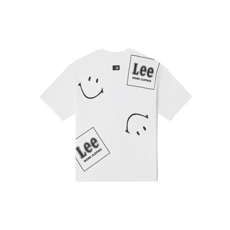 Smiley X Lee T-Shirts Men White-1