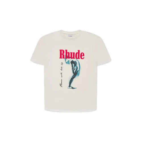 RHUDE T-Shirts Men Off White