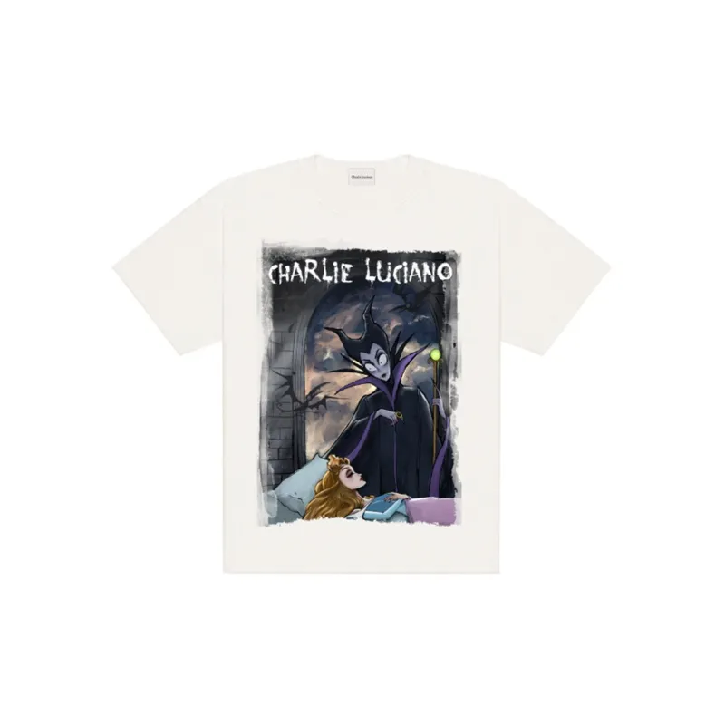 Charlie Luciano T Shirt Unisex White-1