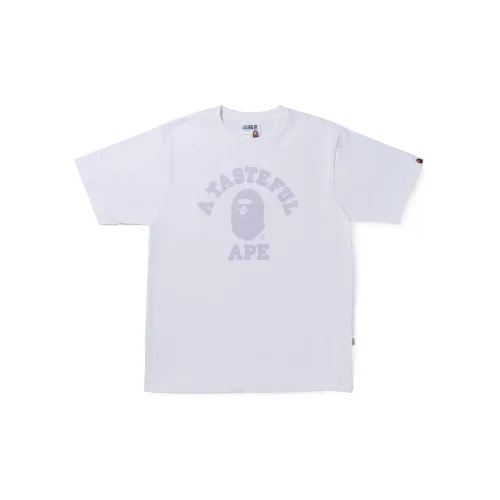 A BATHING APE Ape Head Series T-Shirts Men White