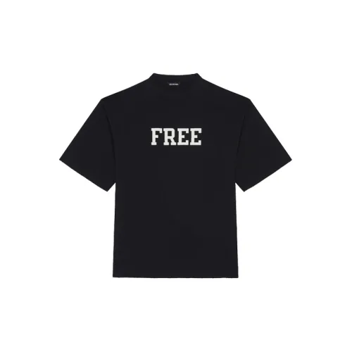 Balenciaga Wide Fit Free T-Shirt Black
