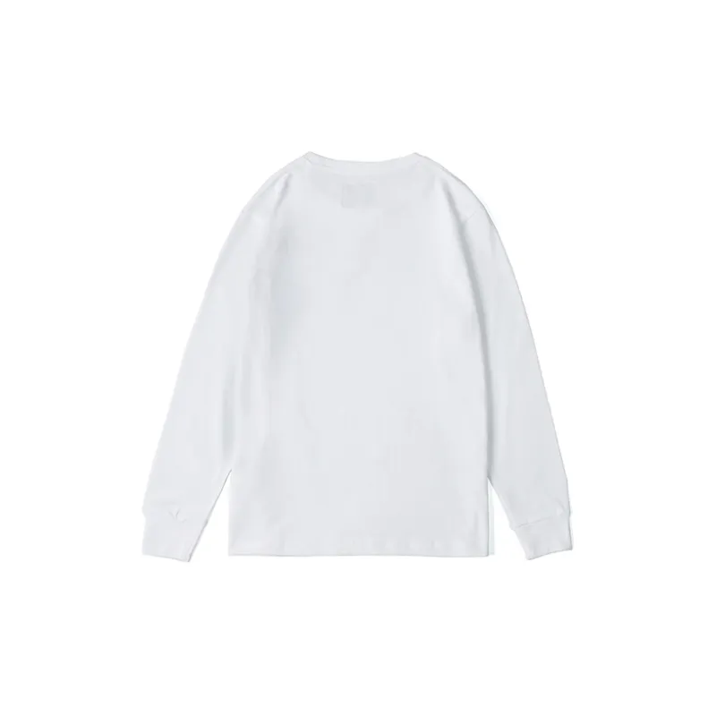 Prth Promethean Straight Long Sleeved T Shirt Unisex White-1