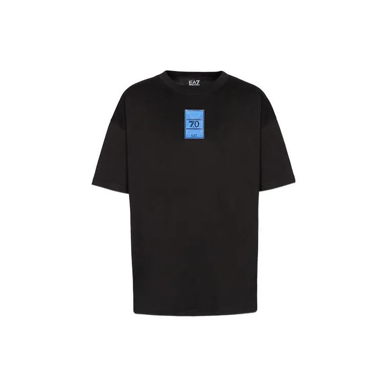EMPORIO ARMANI EA7 SS22 T Shirt Men's Black-1
