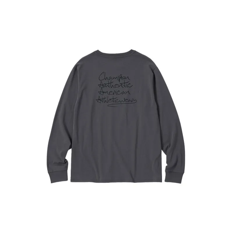 Champion FW21 Straight Long-Sleeved T-Shirt Japan Version Unisex-3