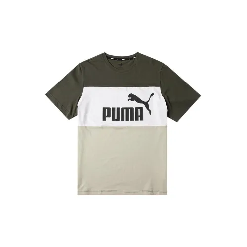 PUMA T-Shirts Men Army Green