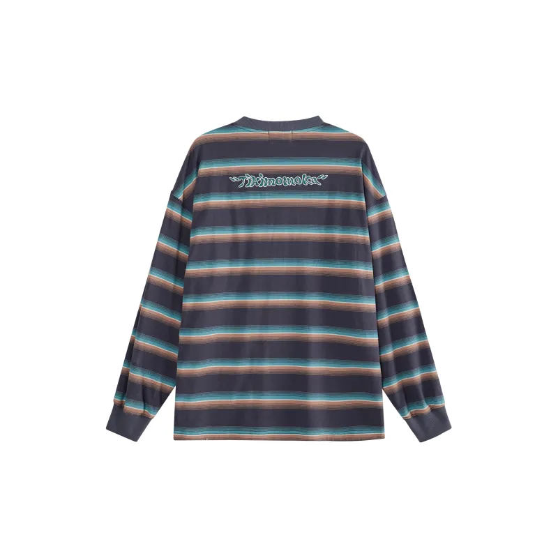 TIKIMOMOKA Straight Long Sleeved T Shirt Unisex-1