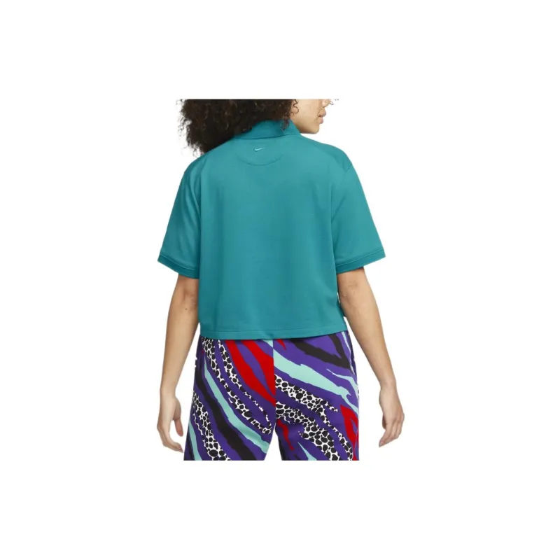 Nike Polo Shirts Women's Bright Fir Wood Green-1