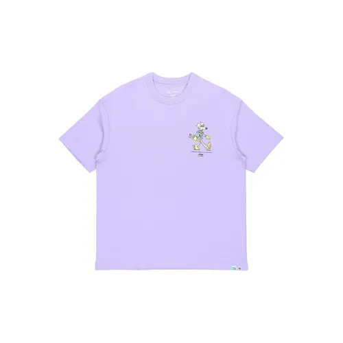 Steven Harrington X LINING Skateboard T-Shirts Men Purple